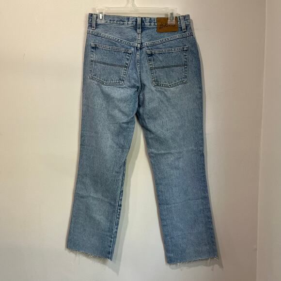 Express Blues Vintage Jeans Women’s Size 5/6 Bootcut Y2K Raw Hem - Picture 2 of 7